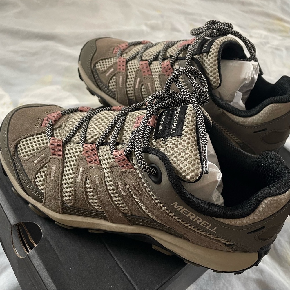 Merrell Trail Shoes in Brown and Pink